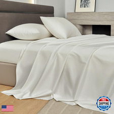 Pure Era Sheet Set 800 Thread Count Long Staple Cotton Sateen Silky Soft