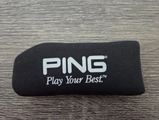 Ping Play Your Best Neoprene Slip-On Blade Putter Headcover Black Head cover⛳⛳⛳