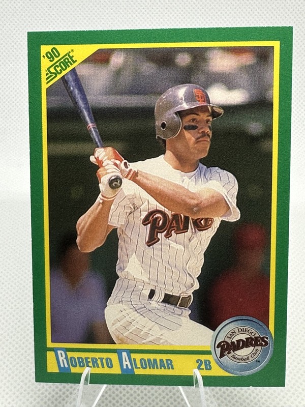 1990 Score - Roberto Alomar #12 Padres