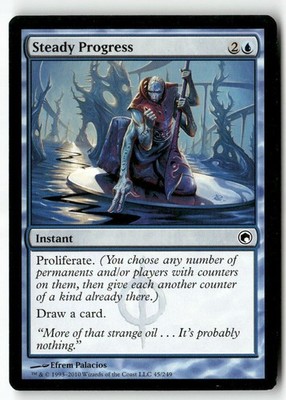 MTG Steady Progress Scars of Mirrodin LP Magic The Gathering