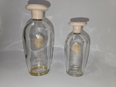 Vintage Fame de Corday Eau de Corday Empty Perfume Bottles 4oz 2oz