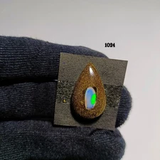 Australian Boulder Opal Polished Cabochon, Natural Opal Gemstone, Boulder Stone