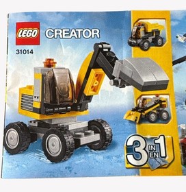 Lego Creator 3 in 1 Power Digger 31014 100% Complete With Instructions