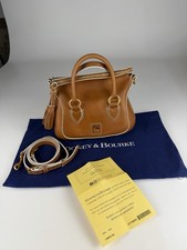 Dooney  Bourke Florentine Small Satchel Natural Modern Style Excellent Cond