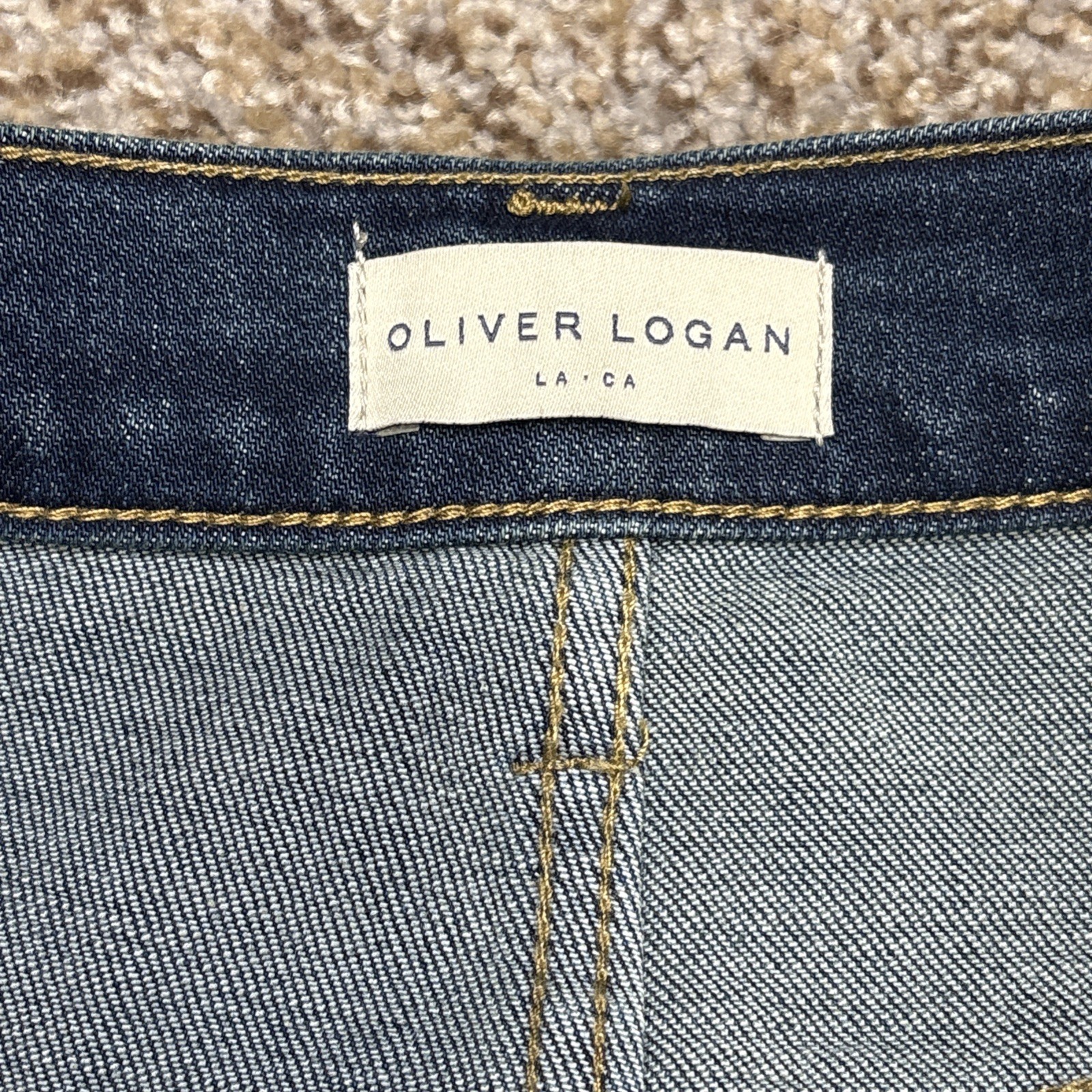 Oliver Logan Jeans Women's 30 The Crosby High Rise Raw Hem Fits 31 X 29.5 NEW - View 6