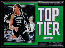 2025 Panini Prizm WNBA A'ja Wilson Top Tier Green 2