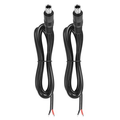 2 PCS DC8020 Connector Pigtail Cable, DC 8.0MM x 2.0MM Male Plug to Bare Wire