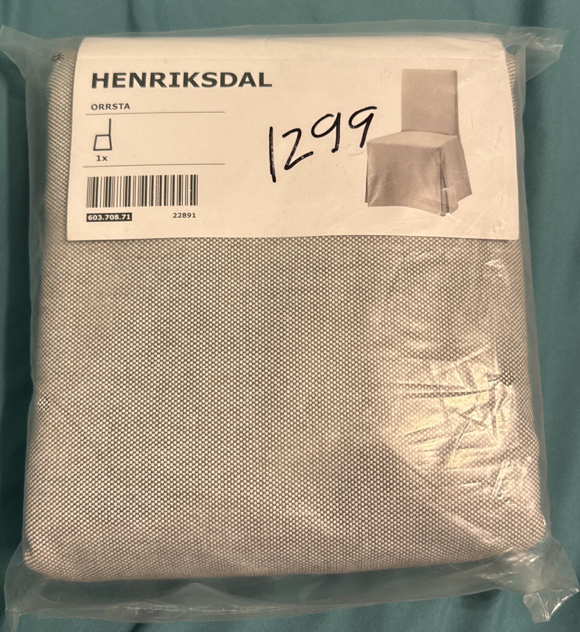 Long Slipcover Orrsta New Sealed Gray