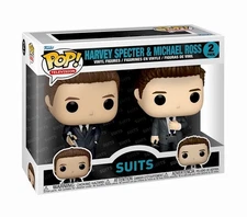 Funko Pop Television SUITS Harvey Specter and Michael Ross Figure 2-Pack
