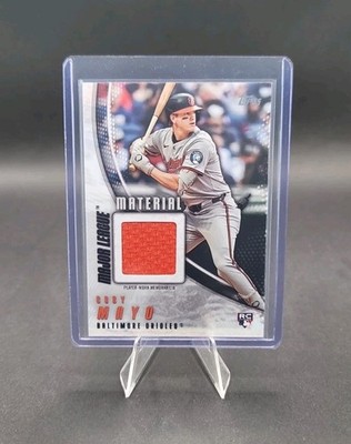 2025 Topps Series 1 Major League Material Relic Coby Mayo Rookie #MLM-CMA