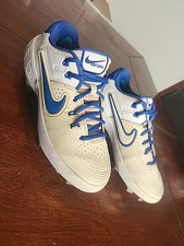 Nike Damskie Lunarlon Hyperdiamond Softball Knagi Damskie rozm. 7 Białe / Królewskie