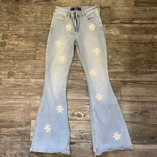 Hollister Bell Bottom Low Rise Women?s Jeans Size 5R W27