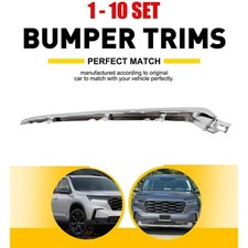 For 2023 Honda Pilot Front Driver Side Chrome Bumper Grille Trim Molding 1-10pcs