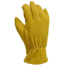 Extra Large Winter Camel Suede Deerskin 40G Thinsulate Cold-Temp Gloves
