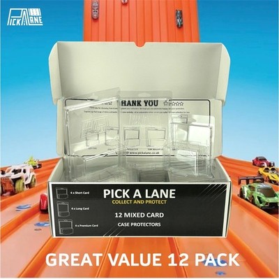 ''Pick A Lane'' *Mixed Starter Pack* (4x4x4) Hot Wheels Autoschützer /Autokeeper