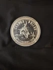1975 Canada Silver Dollar Coin Calgary Elizabeth II D.G. Regina 1875-1975