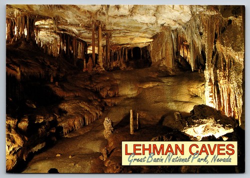 Vintage Postcard Great Basin National Park NV Lehman Caves