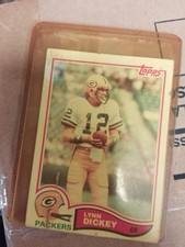 Topps 1982 Lynn Dickey #357 Green Bay Packers Football Base Set NFL Card