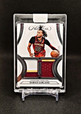 2021-22 Panini Flawless Dual Jumbo Patch  DP-DGL Darius Garland #/20