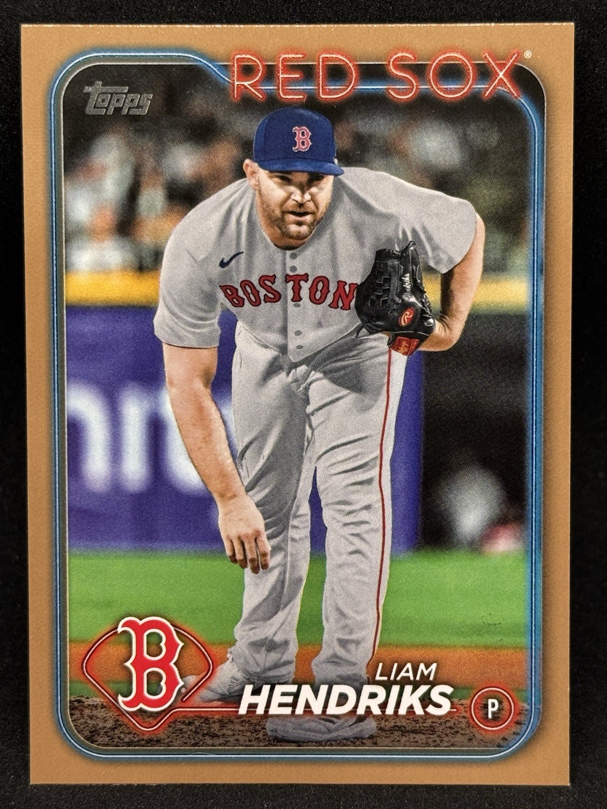 Liam Hendriks 2024 Topps #587 Gold /2024 - Red Sox
