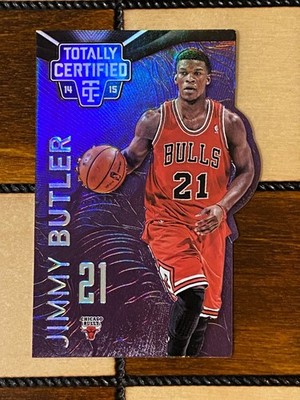 2014-15 Panini Totally Certified Platinum Purple Die-Cut  Jimmy Butler Bulls /25