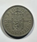 Photo of a 1964 Elizabeth II Shilling from an eBay listing that sold on Jul 1, 2026