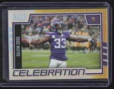 2022 Score #C-DC Dalvin Cook Celebration Gold Zone #/50