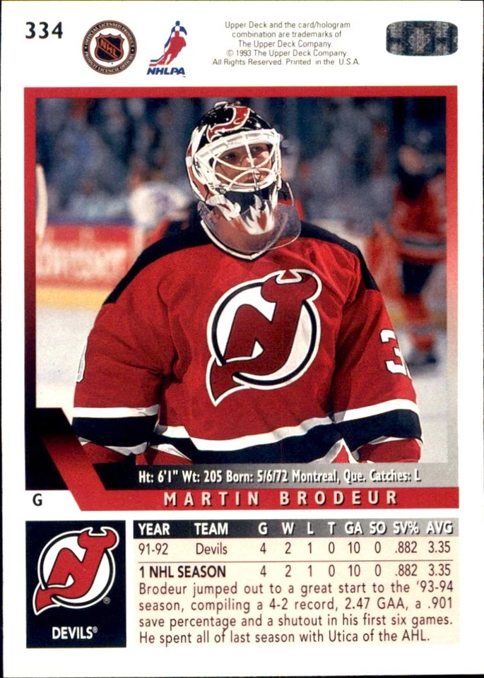 1993-94 UPPER DECK Base Stars RCs 🥅 YOU PICK FAVORITES 🥅NHL CARDS #331 - #570 - Image 4 of 4