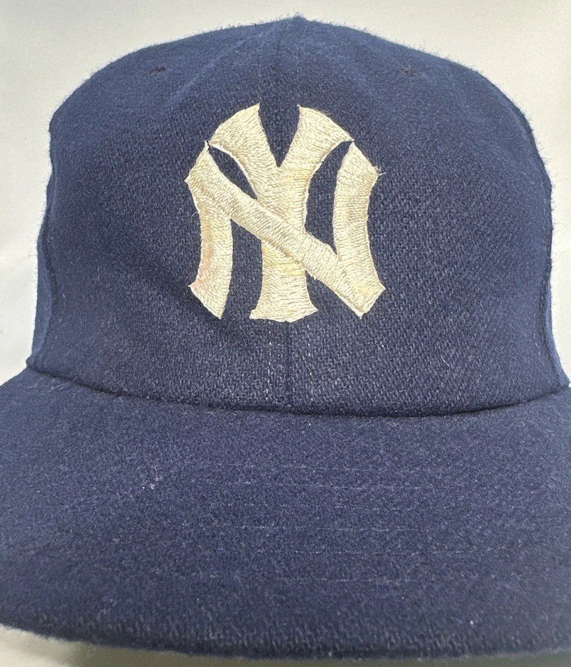 Sombrero de lana ajustado vintage años 70/80 New York Yankees RHC Roman Union Pro MLB pequeño Foto 4 de 4