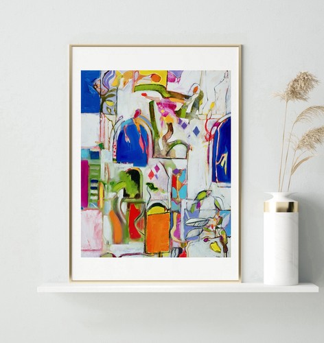 Art print Gualchos by Derek Balmer modern art wall art cool home decor painting - Picture 3 of 8