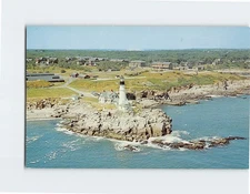 Postcard Portland Head Light House Maine USA North America