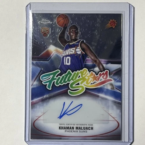 2025-26 Topps Chrome Future Stars Autograph #FS-KM Khaman Maluach RC Auto