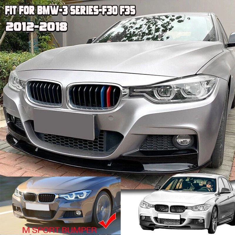Spoilerlippe für BMW 3er F30 F31 2011-2019 Sport Look schwarz ABE hochglänzend - Bild 4 von 4