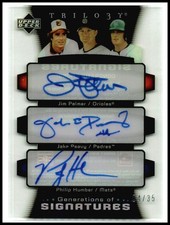 2005 Upper Deck Generations Of Signatures 35 Gens-pph Palmer Peavy Humber 2005 Upper Deck Generations Of Signatures 35 Gens-pph Palmer Peavy Humber