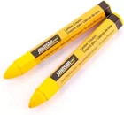 Johnson Pack of 4 Lumber Crayons Wax Marker Yellow  ~ Wood Metal Concrete