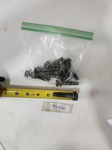 2002-2006 GMC Envoy XL 4.2 Auto 2WD Bell Housing Bolts 10 With Washers OEM - Picture 13 of 13