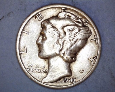 1943-D MERCURY DIME  *** 310-6B