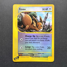 EEVEE #75/147 Holo Reversed Eng Aquapolis E-Serie 2002 - Pokémon Seltene Karte