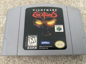 Nightmare Creatures N64 | eBay UK