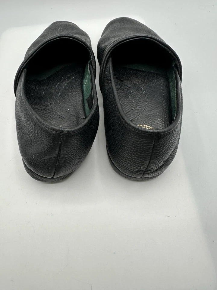 L.B. ZAPATILLAS EVANS PARA HOMBRE ARISTOCRAT OPERA NEGRAS CUERO GRANO COMPLETO TALLA 11 Foto 3 de 4