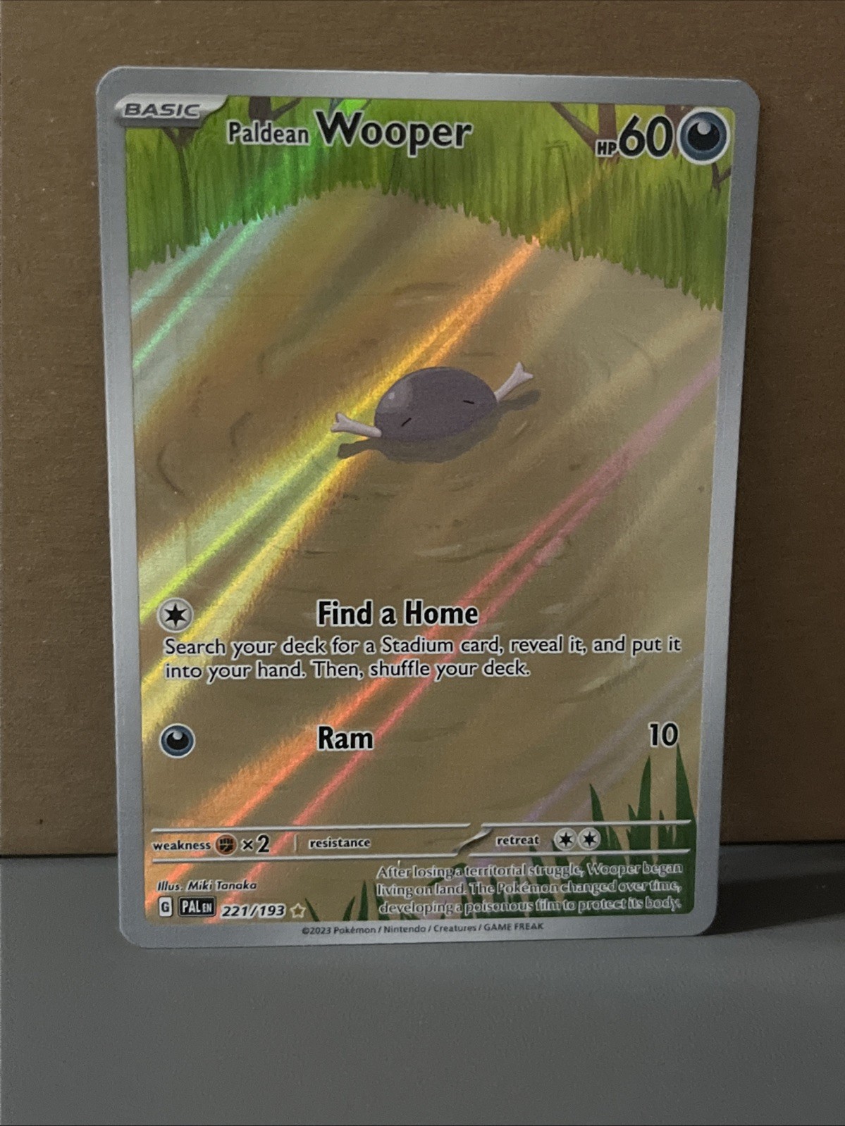 Paldean Wooper 221/193 Sv02: Paldea Evolved Holo