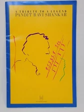 A Tribute to Legend Pandit Ravi Shankar Program Sitar George Harrison Photo Book
