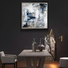Large Abstract Painting Modern Abstract Hand Painted Oil Painting Office Wall