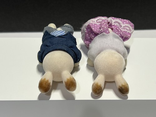 Calico Critters • Sylvanian Families • 2 Rabbit Grandparents • Grandma & Grandpa - Picture 8 of 11