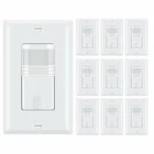 Pack Of 10 3 Way Motion Sensor Light Switch Multidual Pir Occupancy Sensor 