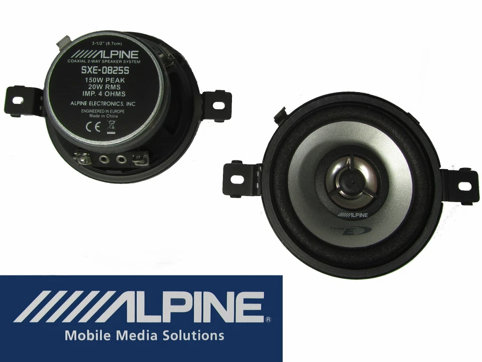 Alpine Lautsprecher Set vorne + hinten für VW Golf 2 II 1983-1992 Komplett 500 W - Bild 4 von 4