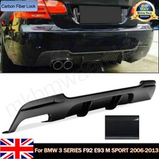 For BMW 3 Series E92 E93 Carbon Fibre Valance Diffuser Spoiler Splitter M Sport