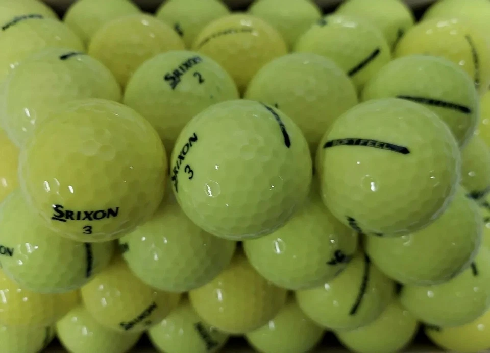 50 pelotas de golf Srixon Soft Feel amarillas usadas en estado 5A/4A Foto 3 de 4