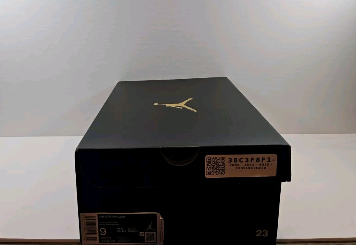 Size 9 - Air Jordan 1 Low Bred Toe 2.0 for sale online | eBay