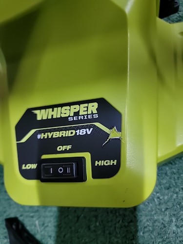 RYOBI 18V Hybrid WHISPER 12"inch Misting Air Cannon Fan (Tool Only) PCL850B - Picture 3 of 10